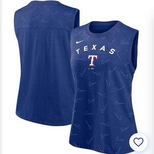 Nike Womens Royal Blue Texas Tank Top